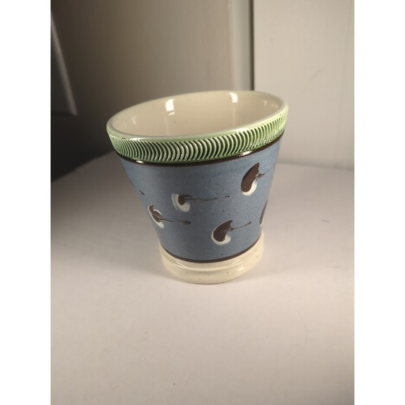 D.G. Carpentier Mochaware Vase Flower Pot.Mint Condition.